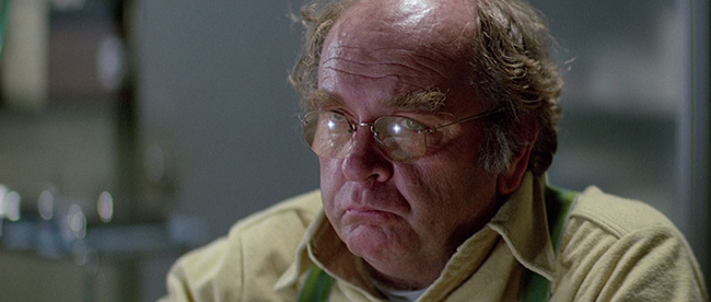 Wilford Brimley as Dr. Blair, the first to discover the Thing's nature.